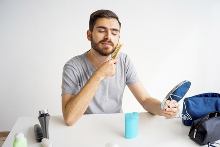 Guy morning hygieneの写真素材