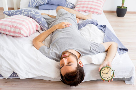 Man is overslept