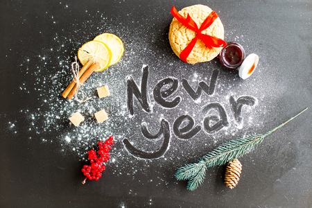 Set of christmas thingsの写真素材