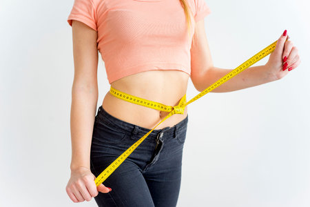 Woman on a healthy diet