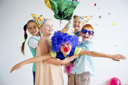 Teens birthday partyの写真素材