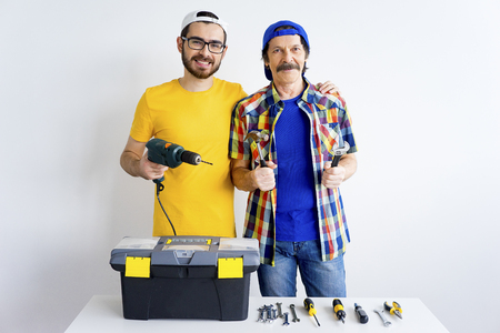 Father and sの写真素材