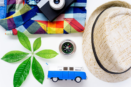 Full packed suitcaseの写真素材