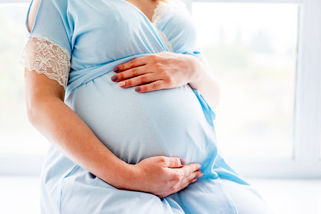 A pregnant womanの写真素材