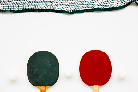 Table tennis racketsの写真素材