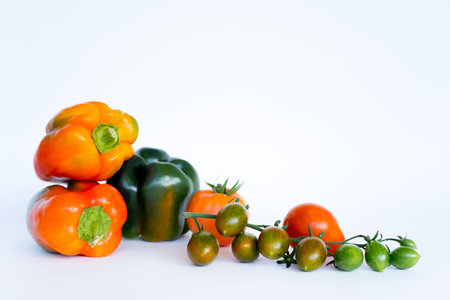 Assortment of fresh vegetablesの写真素材