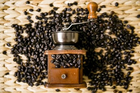 Cofee beans compositionの写真素材