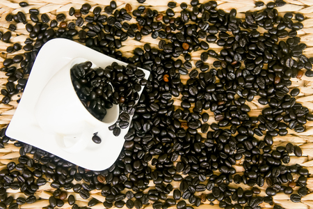 Cofee beans compositionの写真素材