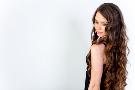 Lovestory in a studioの写真素材