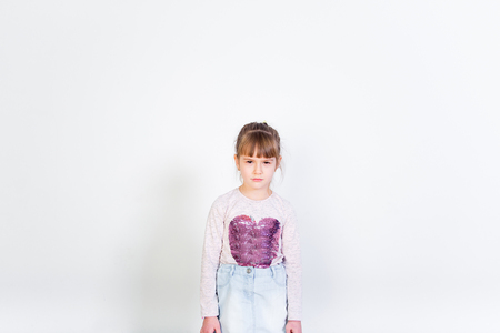 Kids emotional portraitの写真素材