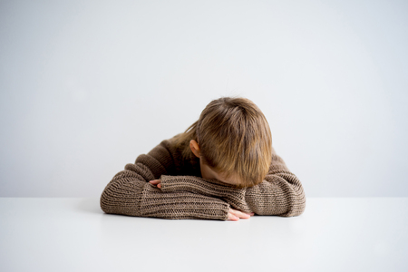 Child abuse at homeの写真素材