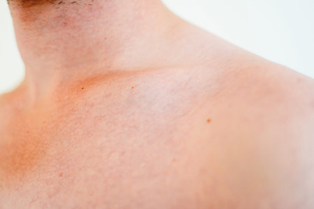 An image of different man body parts back arm leg