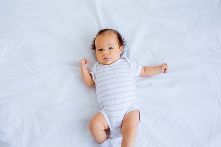 Newborn infant babyの写真素材