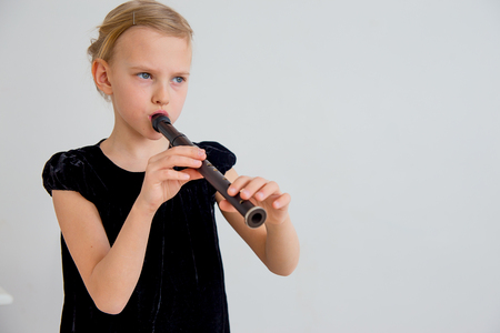 kids in musical schoolの写真素材