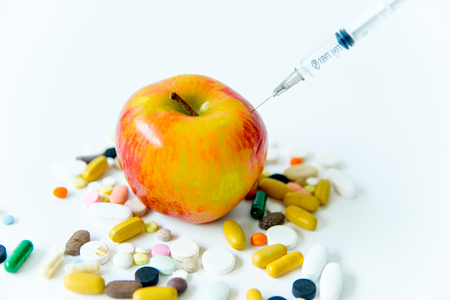 different medicine drugs, pills, tablets. pharmaceutical medicine pillsの写真素材