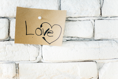 colorful sticky note on a wooden boardの写真素材