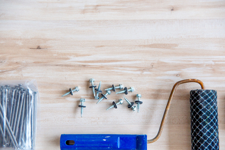 a set of construction tools or instrumentsの写真素材