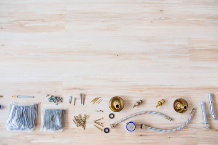 a set of construction tools or instrumentsの写真素材