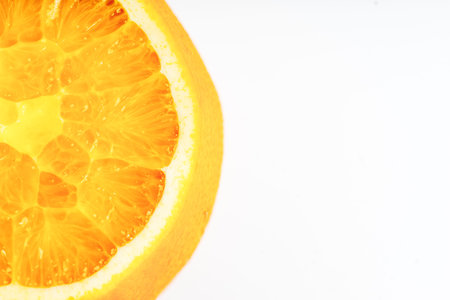 Creative layout made of fruits on a white background