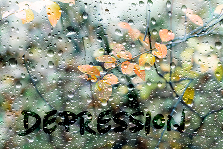 sweaty glass with different words and signsの写真素材