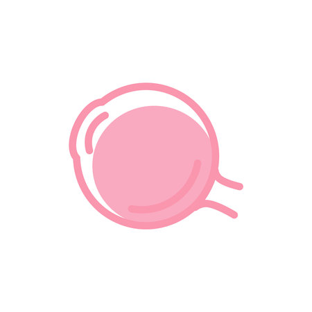 Vital organ. Human eye organ. Vector illustration isolated on white background.のイラスト素材