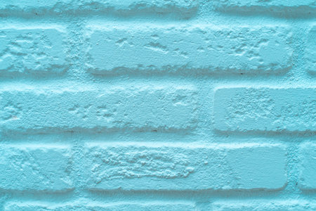 texture of a blue brick wall. grunge background