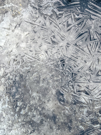 icy creative ice texture. winter abstract background.の写真素材
