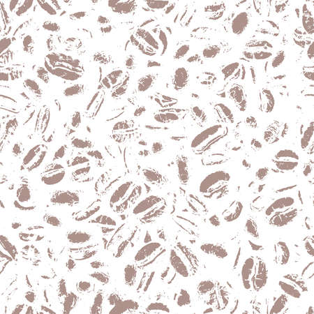 creative coffee beans on a white background.のイラスト素材