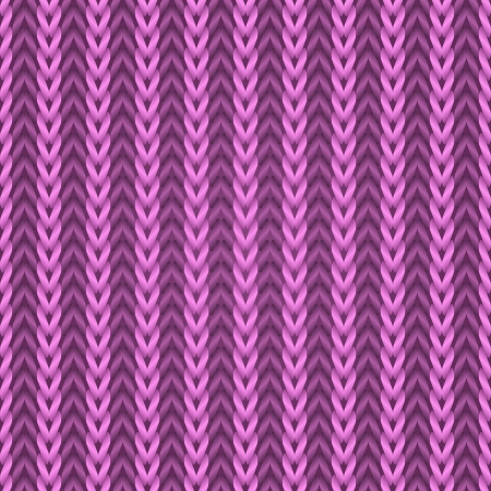 Seamless pink knitting fabric pattern のイラスト素材