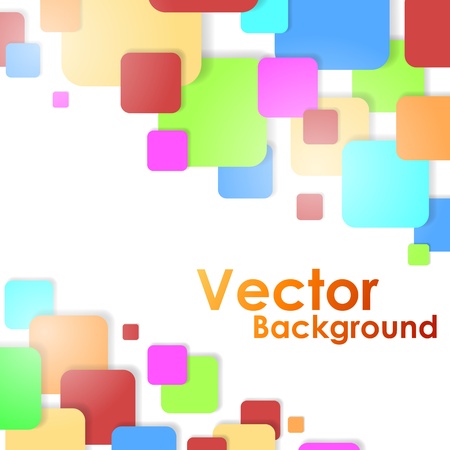 Colorful squares background.のイラスト素材