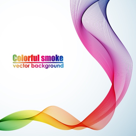 Abstract colorful smoke backgroundのイラスト素材