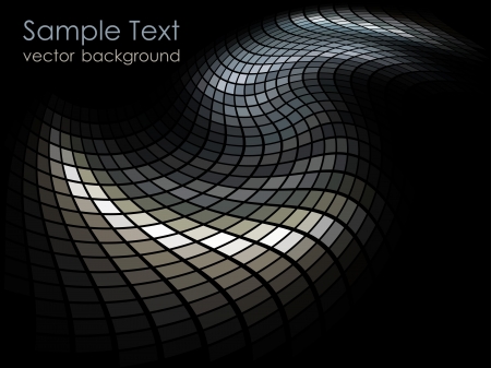 Mosaic dark beige and gray colored vector background のイラスト素材