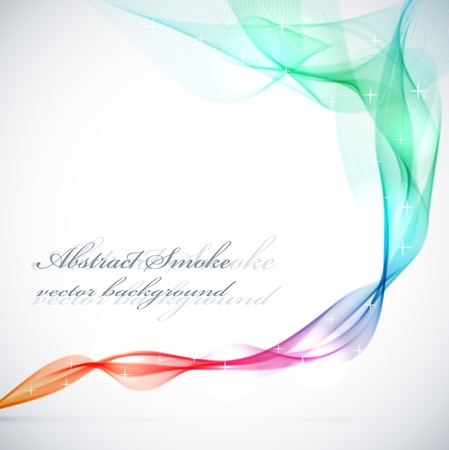 Abstract colorful smoke vector background のイラスト素材