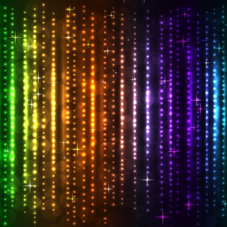 Colorful vertical lights dark background.のイラスト素材
