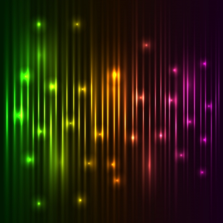 Abstract colorful vector lights background のイラスト素材