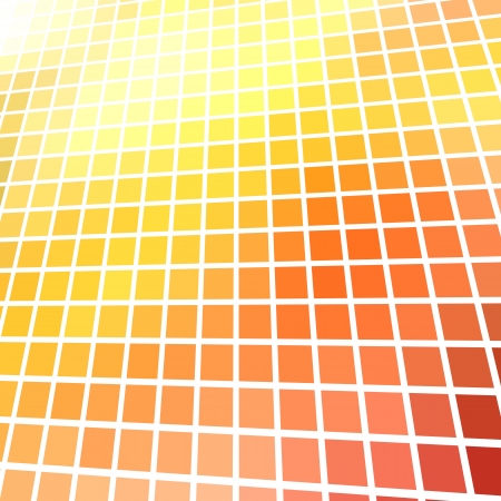Abstract red and yellow bright 3D mosaic vector background のイラスト素材
