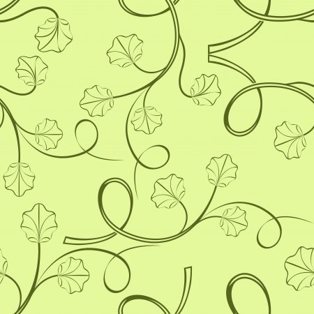 Seamless light green leaves  texture のイラスト素材