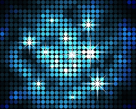 Abstract blue mosaic sparkling background. のイラスト素材
