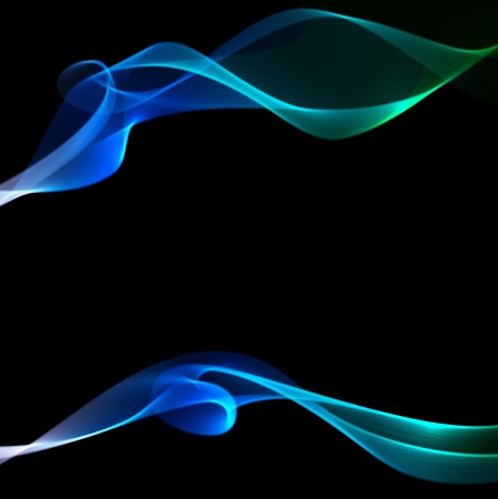 Abstract blue smoke background.のイラスト素材