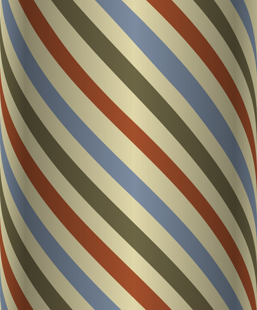 Abstract vintage striped cylinder vector background.のイラスト素材