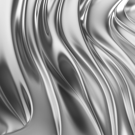 Metal waves abstract 3D background. 3D rendering.の写真素材