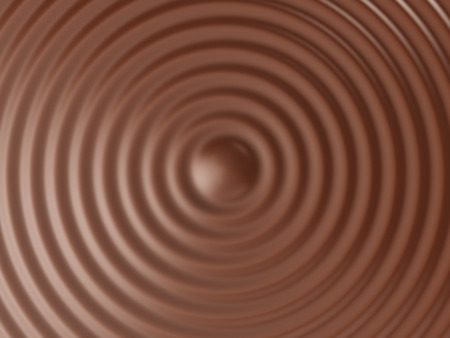 Brown surface circular waves background. 3D rendering.の写真素材