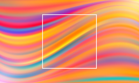 Colorful wavy liquid style gradient background. Modern vivid background for cover design. Vector illustration.のイラスト素材