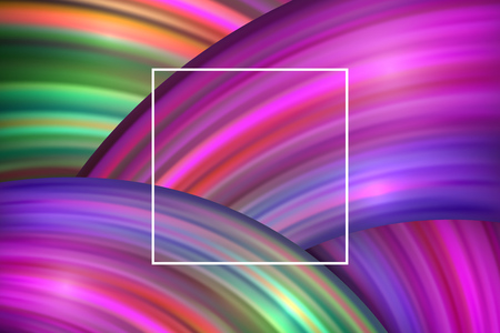 Colorful wavy liquid style gradient background. Modern vivid background for cover design. Vector illustration.のイラスト素材