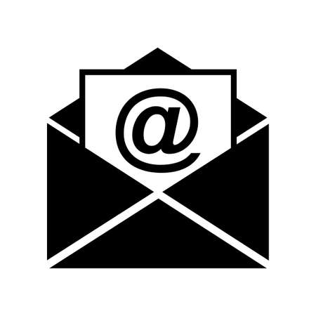 Envelope email. Sms chat. Communication icon. Contact page icon. Message icon. Vector illustration. Stock image.のイラスト素材