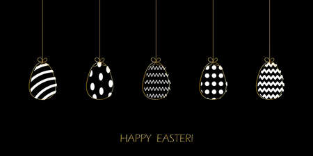 Easter egg, great design for any purposes. Happy easter. Spring easter background. Vector illustration. stock image.のイラスト素材