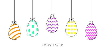 Easter egg, great design for any purposes. Happy easter. Spring easter background. Vector illustration. stock image.のイラスト素材