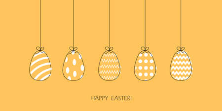 Easter egg, great design for any purposes. Happy easter. Spring easter background. Vector illustration. stock image.のイラスト素材