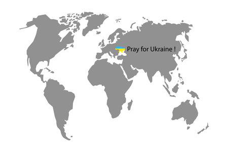 Map ukraine pray. Poster with map pray. stock image. EPS 10.のイラスト素材