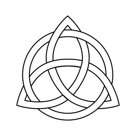 Celtic trinity knot. Vector illustration. EPS 10.のイラスト素材